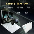 thumbnail image 3 of Lenovo Legion 5 15.6 FHD 165Hz Gaming Laptop, AMD Ryzen 7 5800H, 32GB RAM, 2TB PCIe SSD, NVIDIA GeForce RTX 3070, Backlit Keyboard, 720P Webcam, Stingray, Win 11, 128GB Hotface Extension Set, 3 of 9