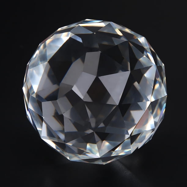 Feng Shui Claro Bola De Cristal K9 Con Reflejo De Prisma Poligonal Para Home Office Hotel Decoración(60Mm/2.36In) Ecomeon no