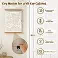thumbnail image 2 of SNNROO Wood Key Holder Storage Box Wall Mounted Key Cabinet Key Rack Versatile Key Holder Storage Box Space Saving Key Cabinet Key Rack for Home Hangable Key Hook Holder, 2 of 10