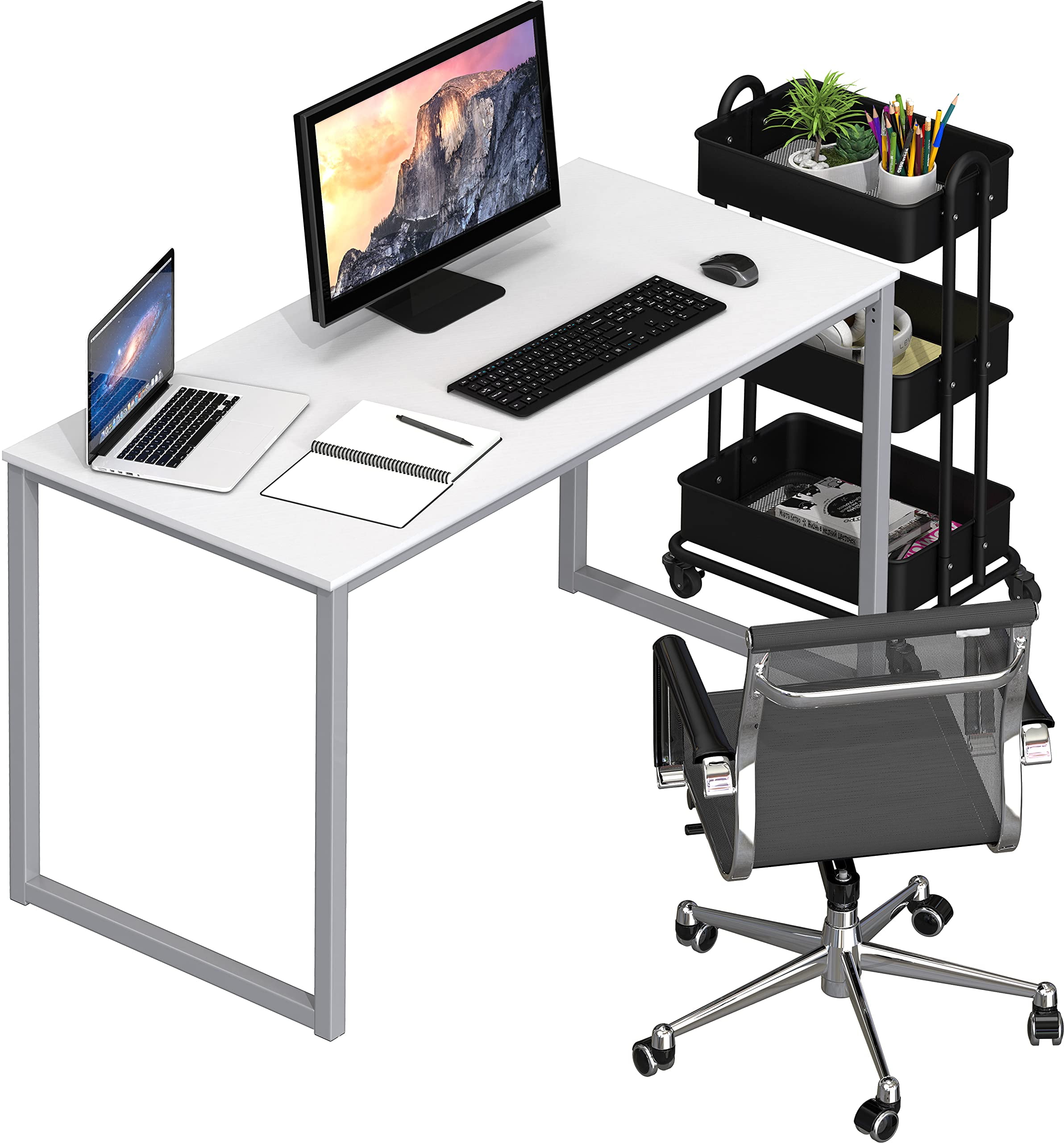 Mission 40 inches Home Office Computer Desk White Walmart