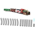 thumbnail image 3 of Juego de tren eléctrico, locomotora, motor, vías, tren, juguetes, tren de juguete navideño para niños de 3, 4, 5 y 6 años, regalos de Navidad Estilo A, 3 of 10