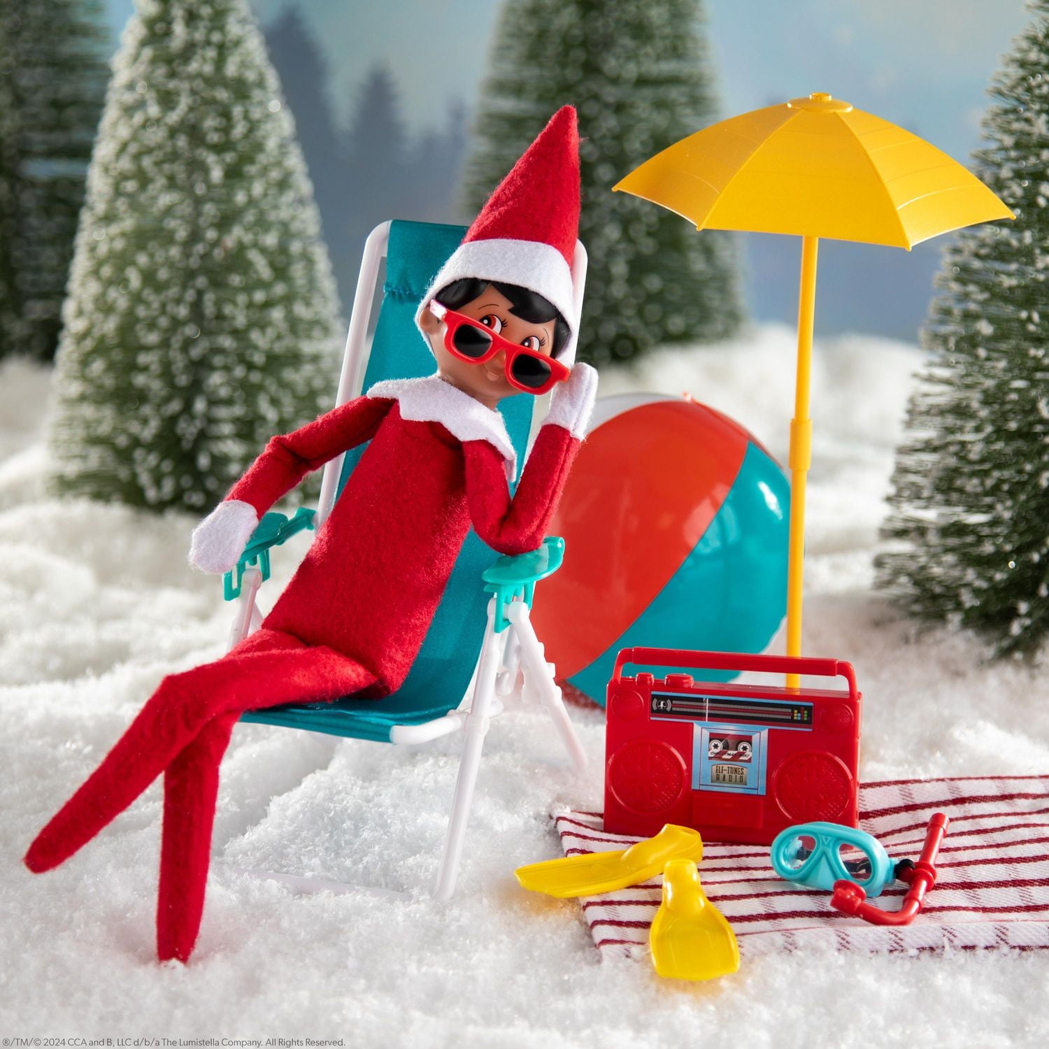 Elf on the Shelf – Polar Props - Beach Vacation Set