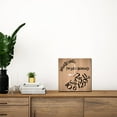 thumbnail image 3 of Soliyoahee Whatever, I'm Always Late Wall Clock 10inch Wooden Square Retro Clock Silent Non-tick Battery Powered for Bedroom Kitchen Living Room Bathroom (Original Wood Color), 3 of 6