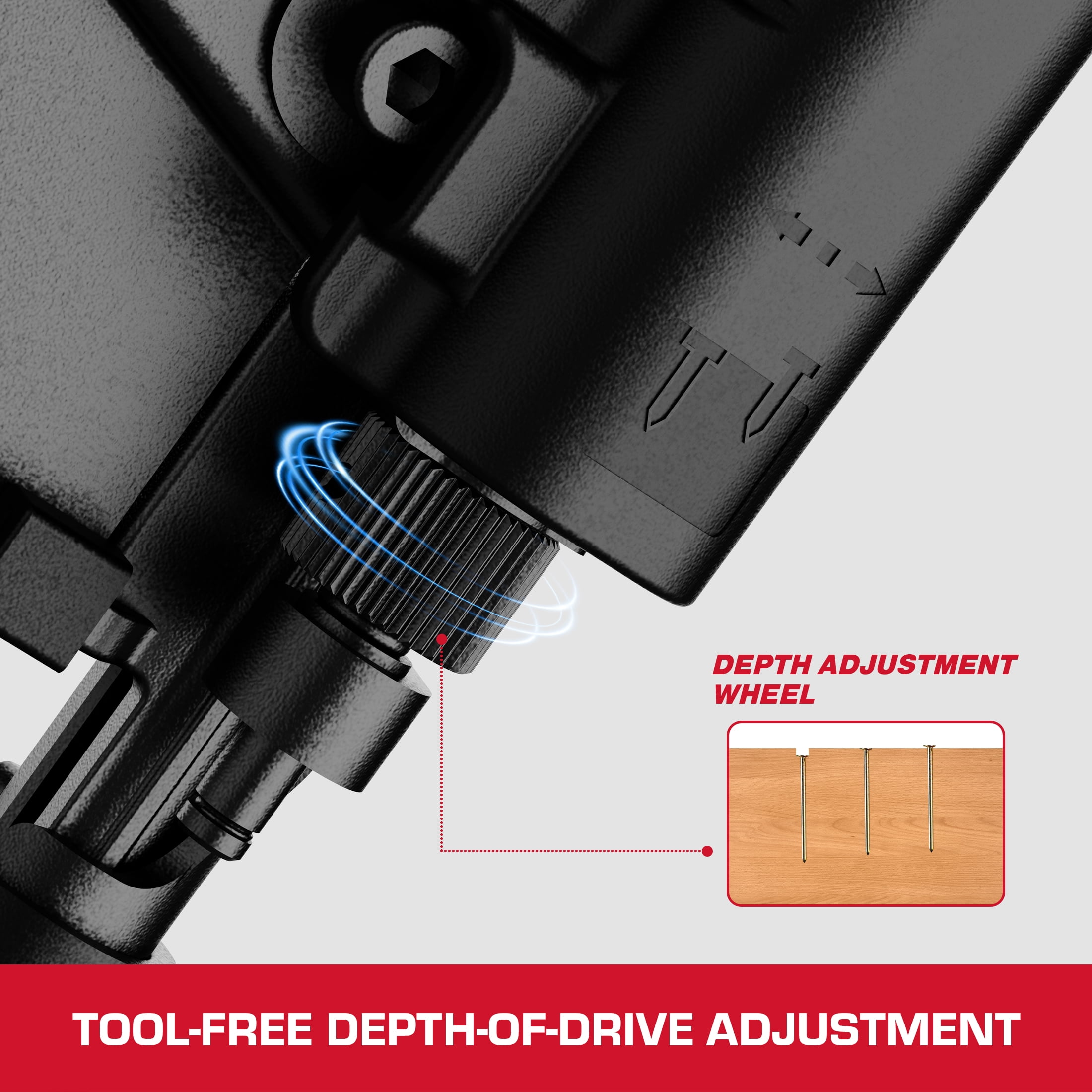 Hyper Tough 21-Degree Pneumatic Framing Nailer, Accepts 2-inch to 3-1/2-inch Plastic Collated Full Round Head Nails