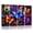 Color 1, variant on 8 Pack Art Acoustic Panels Sound Absorbing Ethereal Flowing Lines Gradient Colors Wave Patterns Decorative Soundproof Wall Panels Self Adhesive for Nursery Game Room Bedroom 48"x32"