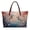 Cherry Blossom Hummingbird, variant on ZUXONGSY Stained Glass Bee Print Tote Bag for Women Pu Leather Handle Handbag Waterproof Satchel Handbags with Inner Pocket for Travel Vacation