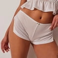 thumbnail image 2 of Ashirexll Plus Size Underwear for Women, Ladies Underwear Panties, Fashion Solid Color Low Waist Split Rose Mini Shorts Leggings, 2 of 6
