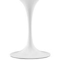 thumbnail image 4 of 36 inch Dining Table, Square, Natural Brown White, Wood, Metal Steel, Modern Contemporary Mid-Century, Kitchen Room Cafe Bistro Restaurant Hospitality, 4 of 6