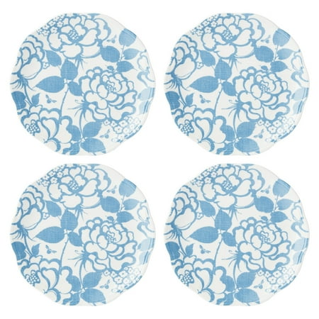

Lenox Butterfly Meadow Cottage Accent Plates Set Of 4 Cornflower