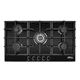 thumbnail image 1 of Parrilla de Gas Arol Empotrable 5 Quemadores Vidrio Templado Negro 87 cm, 1 of 7