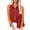 Red, variant on Staron Summer Blouses for Women Casual Sleeveless Button Down Shirt Solid Color Side Slit Turn-Down Collar Tank Top, Light Blue XL