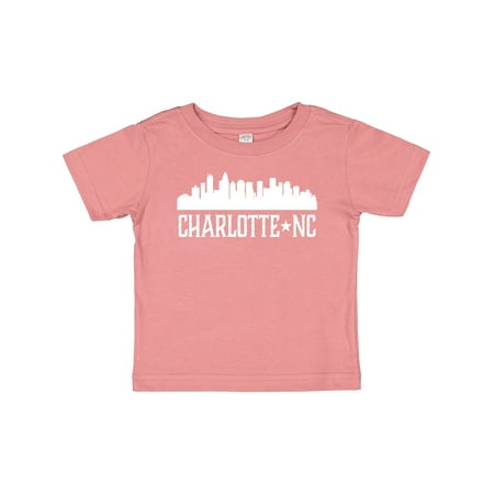 Inktastic Charlotte North Carolina Skyline Nc City Boys or Girls Baby T-Shirt