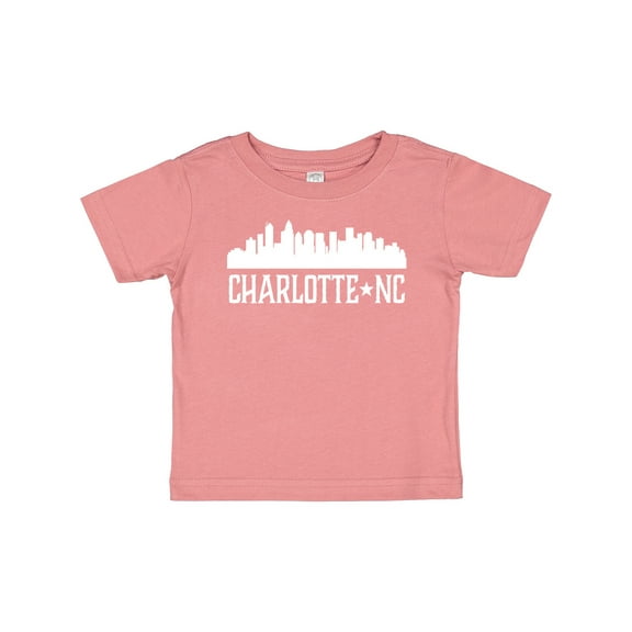 Inktastic Charlotte North Carolina Skyline Nc City Boys or Girls Baby T-Shirt