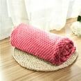 thumbnail image 4 of ufehgfjh Flannel Blanket Solid Color Multifunctional Cover Blanket, 4 of 5