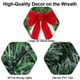 thumbnail image 6 of 24inch Christmas Wreath Prelit Warm White USB Lights with Hanger and Remote for Outdoor Indoor Decorations, 6 of 7