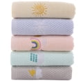 thumbnail image 1 of 5 pcs lindas toallas de toalla de toalla de toalla de lavado toallas de algodón absorbente de toallas, 1 of 5