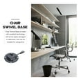 thumbnail image 3 of OULII Chair Swivel Base Plate Office Chair Iron Black 1Set, 3 of 8