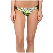 Vix Women's Sofia by Vix Rio Detail Full Bottoms Jardin Green Swimsuit Bottoms XS