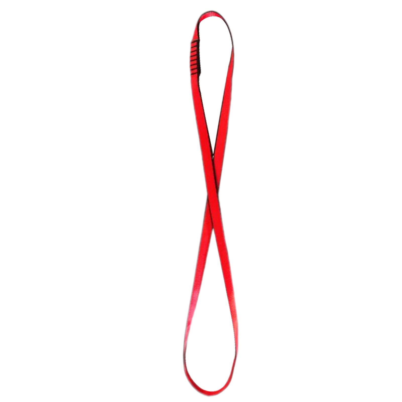 MAGIDEAL 5xClimbing Runner Strap for Downhill Mountaineering Hammock Red