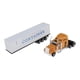 thumbnail image 4 of 1/65 Modelo Coche De Aleación De Contenedor De Camión De Ruedas De Resbalón Vehículo De Juguete Amarillo yotijar Juguete fundido a troquel del coche, 4 of 9