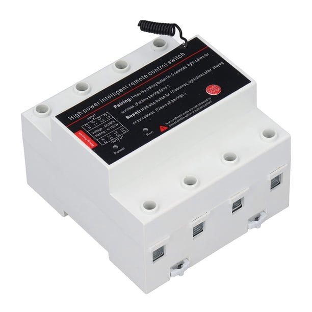 Interruptor De Control De Larga Distancia, Interruptor De Control Remoto Trifásico Alta Eficiencia Alcance De 3000 Metros AC380V Para Puerta De Persiana De Luz Electrodomésticos