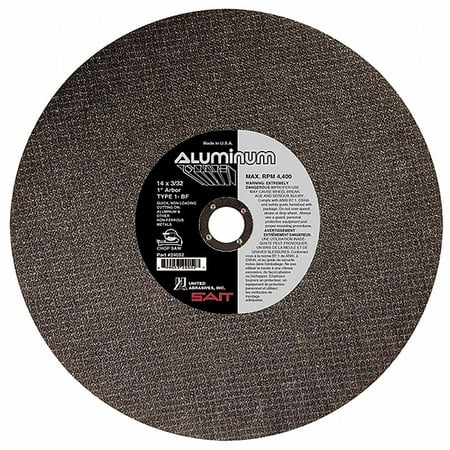 Milwaukee 14 Inch Abrasive - UNITED ABRASIVES-SAIT 24052 CutOff Wheel,A46N,14