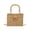 Khaki12, variant on WWG Woven Paper Box Handbag, Crossbody and Handbag Two Way Carry, Detachable Chain Strap, Turn Lock Closure, Compact Mini Purse, for Summer Travel Beach Shopping
