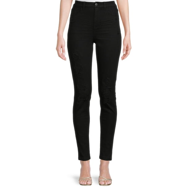 No Boundaries - No Boundaries Juniors' Super High Rise Curvy Jeggings ...