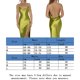 thumbnail image 2 of Vestido Suspendido Vestido de tirantes de mujer sin espalda elegante sexy delgado vestido largo dividido (verde S) Cgtredaw para Mujer Verde T S, 2 of 9