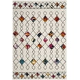 thumbnail image 2 of Safavieh Fiesta Azura Geometric Shag Area Rug, Cream/Multi, 5'1" x 7'6", 2 of 8