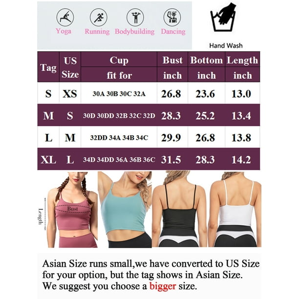 Fashion Women's Yoga Crop Top Comforts Sports Bra Bralette with