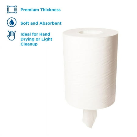 Georgia-Pacific Sofpull Premium Center-Pull Paper Towel, White, 275 Sheets, 8 Rolls