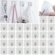 thumbnail image 1 of 30Pcs Ganchos de Pared Autoadhesivos Gancho de Pared - Ganchos Adhesivos Transparentes, Ganchos de M multicolor, 1 of 9