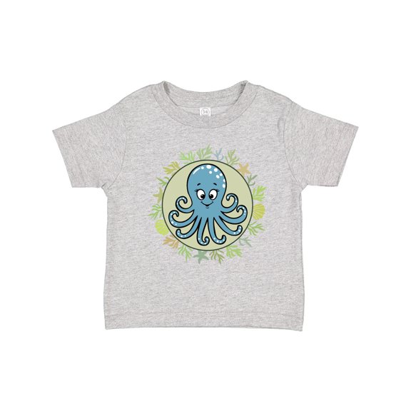 Inktastic Octopus Cute Ocean Sea Creature Boys or Girls Toddler T-Shirt