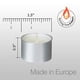 thumbnail image 2 of Velas Tealight HomeLights, 8 horas de combustión, 200 unidades, color blanco, 2 of 6