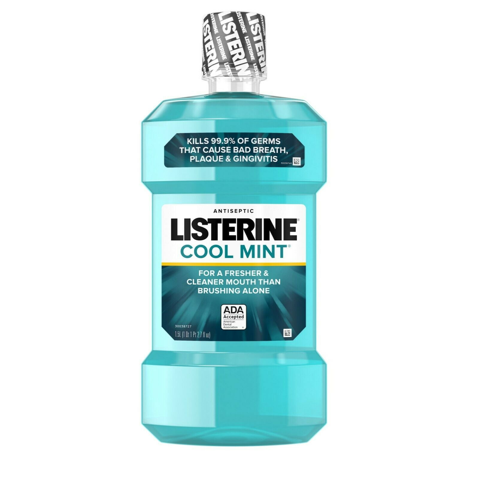 Listerine Antiseptic Mouthwash, Cool Mint 1500 mL (Pack of 2)