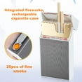 thumbnail image 4 of Boîte de Rangement Distributeur Étui Rabattable 20 Haute Capacité avec Étui Détachable Rechargeable USB Noir, 4 of 7