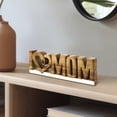 thumbnail image 2 of Decozen Home Decor Gifts for Mom – Acacia Wood Figurine, Mother’s Day Gift Ideas, Mom Birthday Gifts, Home Decor, Thoughtful Gifts for Mom,  1.5"D x 15"W x 5"H, 2 of 8