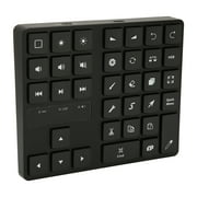 LaMaz 35 Keys Numeric Keypad Stable Connection Driver Free Bluetooth Connection Drawing Keypad with 4 Soft Rubber for Home Office