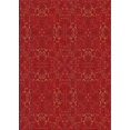 thumbnail image 1 of Ahgly Company Machine Washable Indoor Rectangle Transitional Fire Engine Red Area Rugs, 7' x 9', 1 of 7