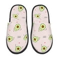 thumbnail image 1 of Balery Avocado Doing Sport Yoga Pantuflas de Casa de Felpa Silenciosas con Diseño Estampado, Zapatillas Cómodas Antideslizantes de Algodón para Interior-Medium, 1 of 8