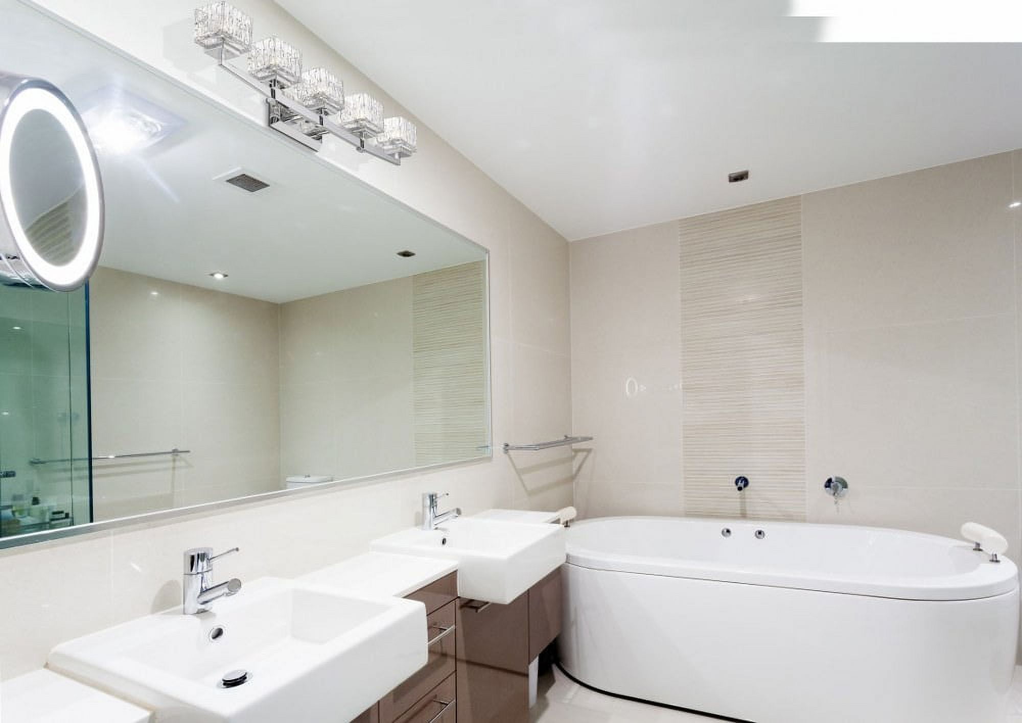 36 Inch 65W 5 Led Bath Vanity-Chrome Finish Z-Lite 1927-2V-Ch-Led