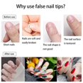 thumbnail image 2 of Almond Shaped Acrylic Nail Tips - 500pcs False Nails Tips Full Cover Nails With Case For Diy Nail Art, 10 Sizes, 2 of 4