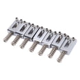 thumbnail image 4 of Guitar Bridge Saddle, Portable Durable Bridge Saddle Metal 7 Pcs  For Musical Instrument, 4 of 8