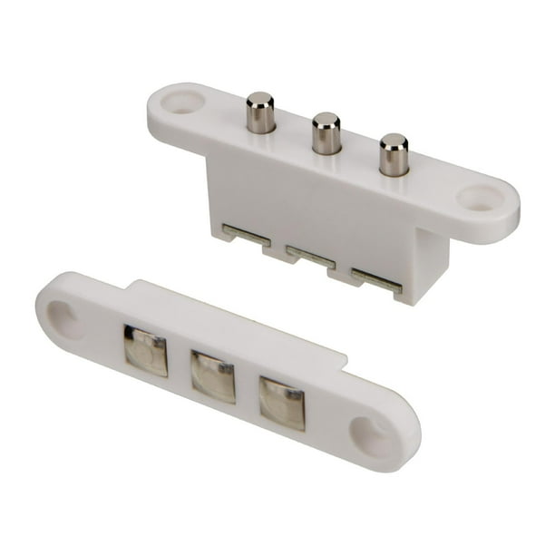 Contactos de taqué de control de acceso Conector de corriente Compacto Fácil de instalar Resistente al desgaste Protector de cable Conector eléctrico 3 terminales