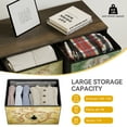 thumbnail image 2 of Dextrus 9 Drawers Dresser, Fabric Dresser for Bedroom, Storage Drawer Unit for Closet, Chest of Drawers for Bedroom, Living Room, Sturdy Steel Frame, Wooden Top & Easy Pull Fabric Bins, 2 of 6