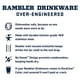 thumbnail image 4 of Vaso YETI Rambler 887ml apilable de acero inoxidable rosa, 4 of 8