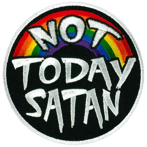 Hot Leathers PPW1020 3 Inch Not Today Satan Patch 3 Width x 3 Height Inches