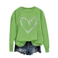 thumbnail image 2 of Vetsdori Valentine Sweatshirts for Women Pullover Shirts Valentine's Days Crew Neck Cute Womens Sweatshirts, 2 of 5