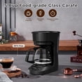 thumbnail image 2 of WAA 5 Cup Drip Coffee Maker Delay Brew, Keep Warm, Reusable Filter, Overheat-Protection,25oz,Black, 2 of 7
